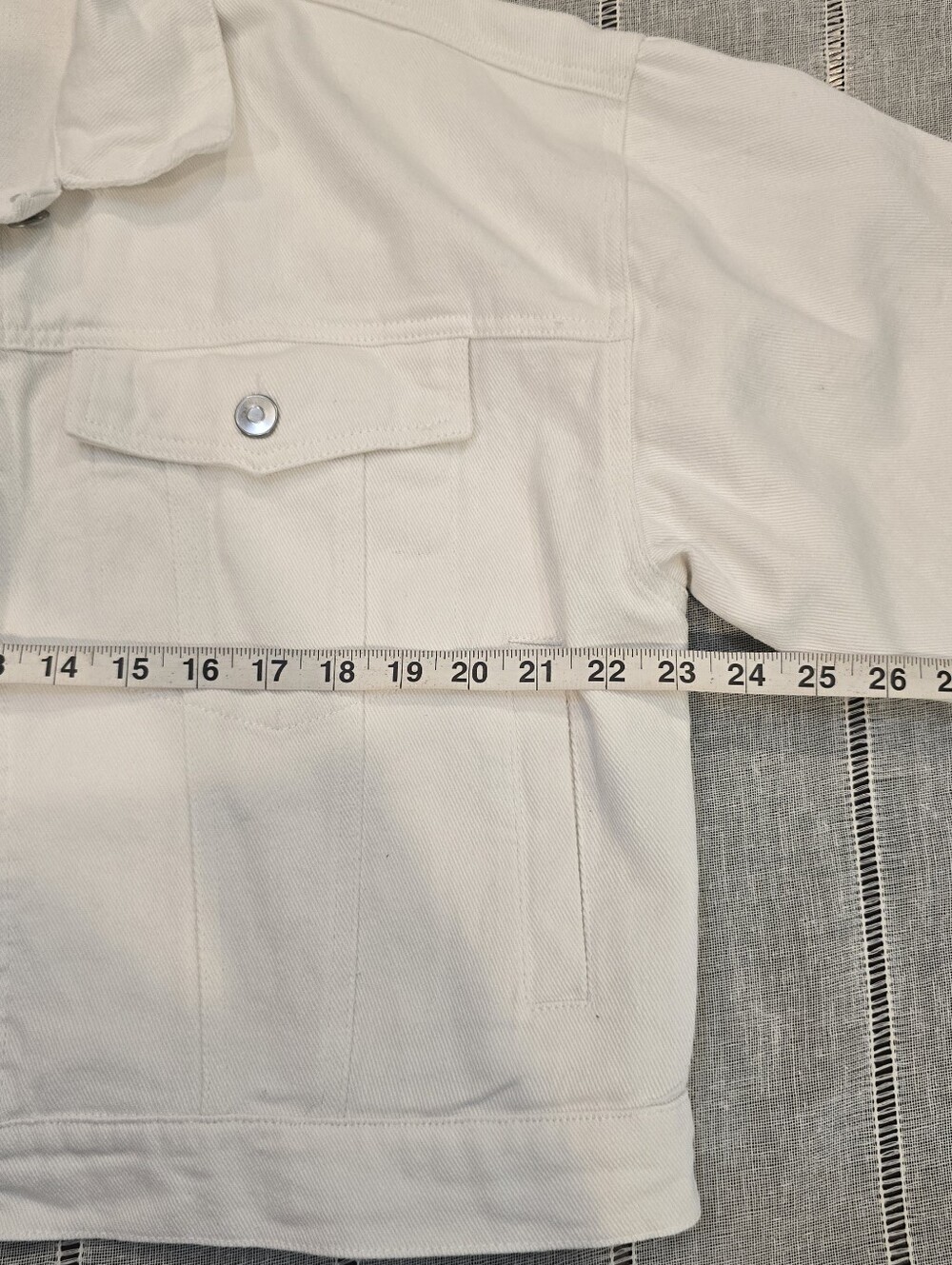Altar'd State White Fringe 'BRIDE' Denim Jacket - Picture 7 of 12
